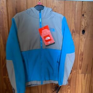 The North Face Men's Blue and Gray Jacket